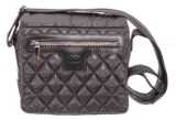 Chanel Gray Quilted Nylon Medium Coco Cocoon Messenger Bag