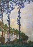 Claude Monet - Poplar Series, Wind