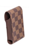 Louis Vuitton Damier Ebene Canvas Leather Cigarette Holder Case