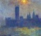 Claude Monet - The Houses of Parliament, Sunlight in the Fog