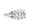 1.56 ctw Diamond Five Stone Ring - 14KT White Gold