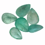 3.72 ctw Pear Mixed Emerald Parcel