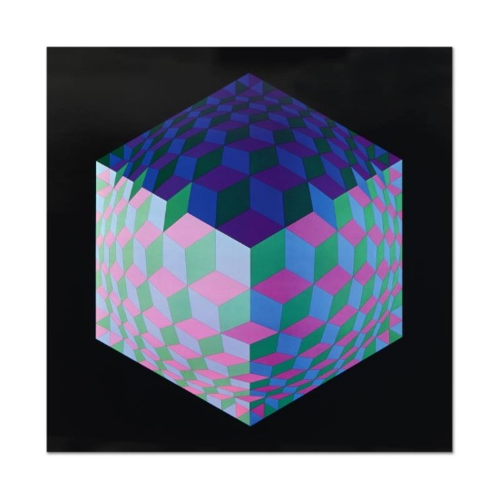 Hat Leg by Vasarely (1908-1997)