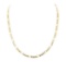 24 Inch Figaro Chain - 14KT Yellow Gold