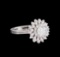 1.73 ctw Diamond Ring - 14KT White Gold