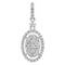 14k Gold 0.42CTW Diamond Pendant, (SI2-SI3/H-I)