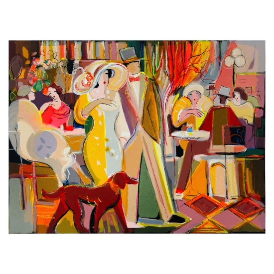 Isaac Maimon, "Romantic Evening" Limited Edition Serigraph, Numbered and Hand Si