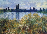 Claude Monet - Seine Shores at Vetheuil