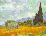 Van Gogh - Cornfield With Cyprusses