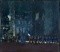 George Luks - Blue Devils on Fifth Avenue