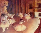 Edgar Degas - Dress Rehearsal Of The Ballet On The Stage