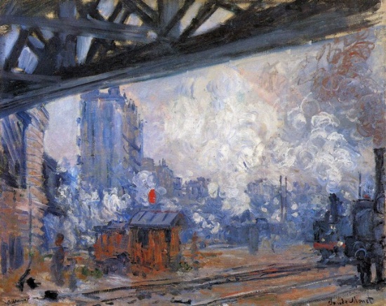 Claude Monet - The Gare Saint-Lazare