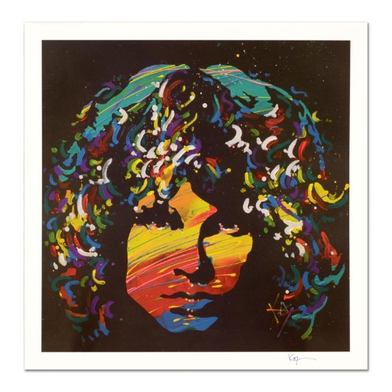 KAT, "Jim Morrison" Limited Edition Lithograph, Numbered and Hand Signed with Ce