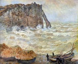 Claude Monet - Stormy Sea (La Porte d'Aval)