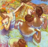Edgar Degas - Dancers In Blue