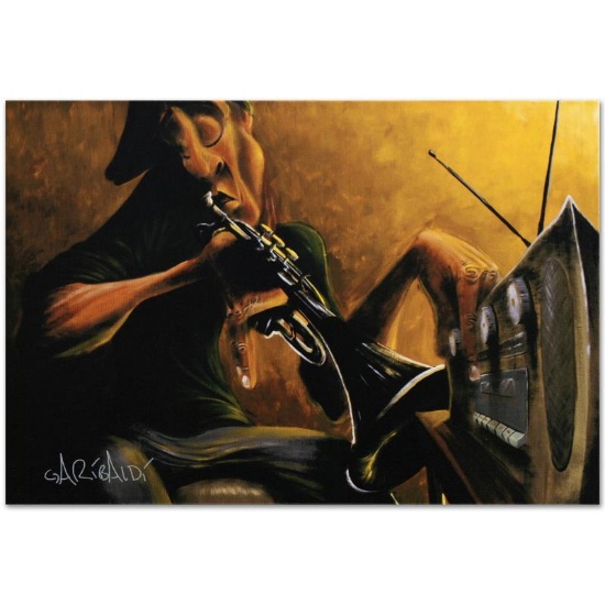 "Urban Tunes" Limited Edition Giclee on Canvas by David Garibaldi, R Numbered an