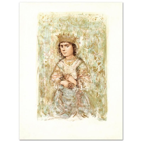"Zorina" Limited Edition Lithograph by Edna Hibel, Numbered and Hand Signed with