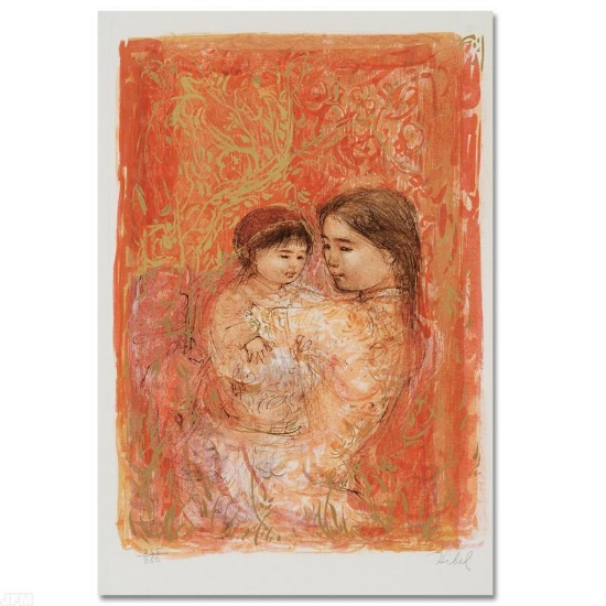 "Thai Family" Limited Edition Lithograph by Edna Hibel (1917-2014), Numbered and