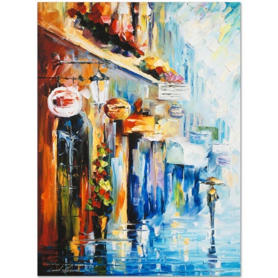 Leonid Afremov (1955-2019) "By the Light" Limited Edition Giclee on Canvas, Numb