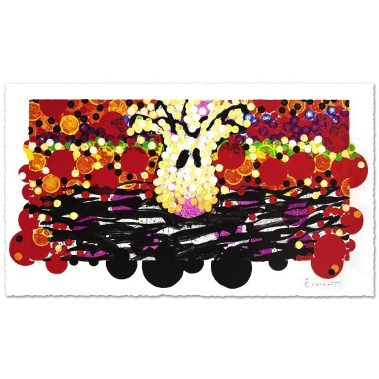 "Calmly Insane In My Nest" Limited Edition Hand Pulled Original Lithograph (52"