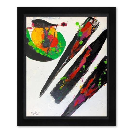 Jenik Cook, Framed Original Acrylic Painting, Hand Signed, Letter of Authenticit