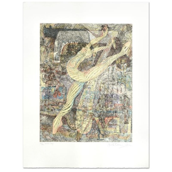 Guillaume Azoulay - "Seven" Limited Edition Hand Colored Etching, Numbered and H