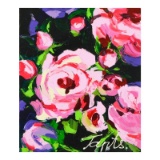 Lena Tants, Original Acrylic Painting on Canvas, Hand Signed with Letter of Auth