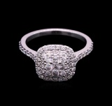 0.88 ctw Diamond Ring - 14KT White Gold