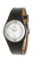 Hermes Stainless Steel Black Leather Harnais Watch