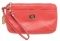 Coach Pink Park Leather Turnlock Wristlet Clutch