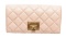 Michael Kors Beige Astrid Leather Flap Lock Wallet