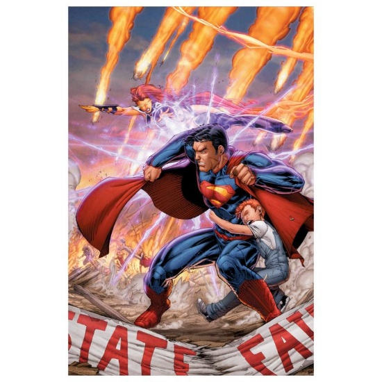 DC Comics, "Superman #29" Numbered Limited Edition Giclee on Canvas by Brett Boo