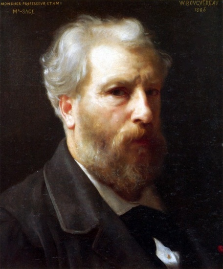 William Bouguereau - Self Portrait Presented to M Sage