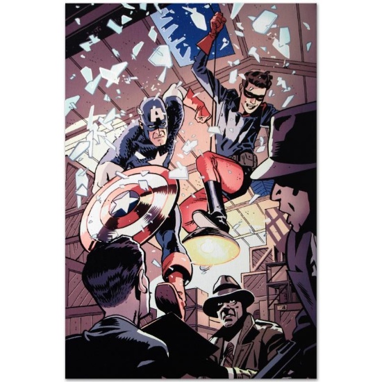 Marvel Comics "Captain America and Bucky #621" Numbered Limited Edition Giclee o