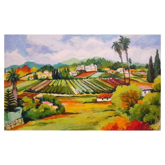 Zina Roitman, "Provence" Hand Signed Limited Edition Serigraph with Letter of Au