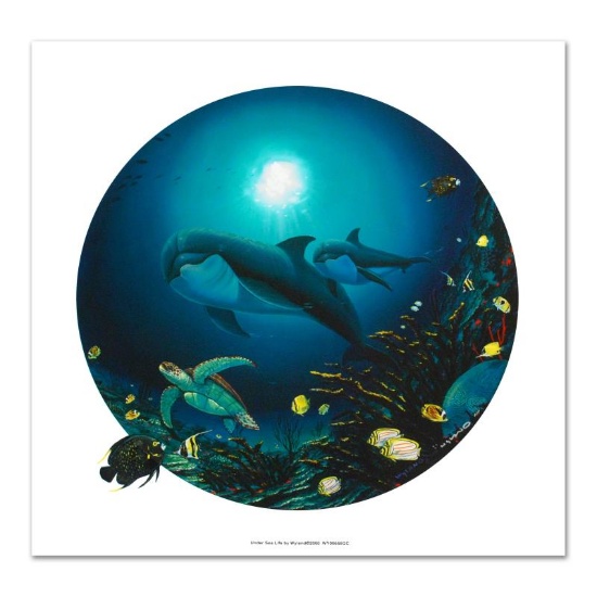 "Undersea Life" Limited Edition Giclee on Canvas by Renowned Artist Wyland, Numb