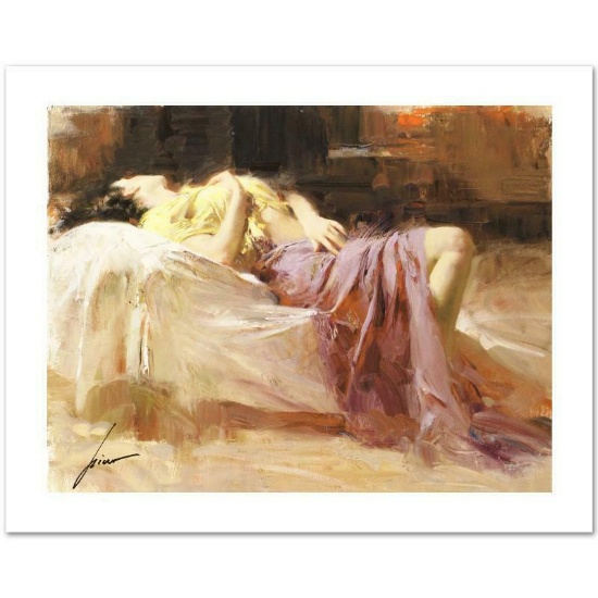 Pino (1939-2010) "Afternoon Repose" Limited Edition Giclee. Numbered and Hand Si