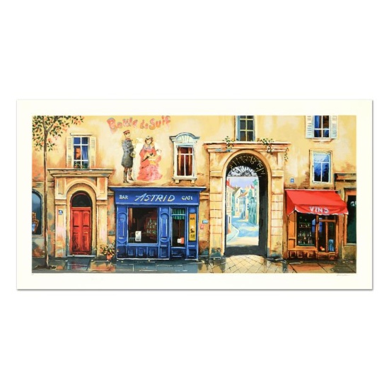 Alexander Borewko, "Bar Astrid" Limited Edition Serigraph, Numbered and Hand Sig