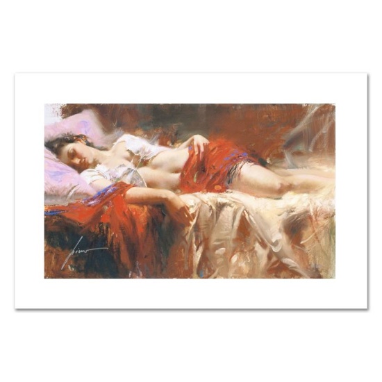 Pino (1931-2010), "Restful" Limited Edition on Canvas, Numbered and Hand Signed