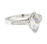 1.46 ctw Diamond Ring - 14KT White Gold