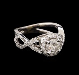 1.38 ctw Diamond Ring - 14KT White Gold