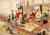 Hokusai - The Studio of Netsuke