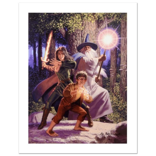 "Arwen Joins The Quest" Limited Edition Giclee on Canvas by The Brothers Hildebr