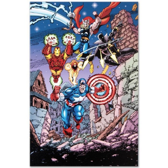 Marvel Comics "Avengers #21" Numbered Limited Edition Giclee on Canvas by George