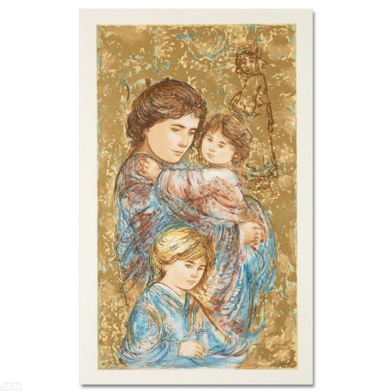 "Golden Times" Limited Edition Serigraph by Edna Hibel (1917-2014), Numbered and
