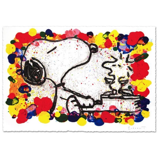 "Super Star" Limited Edition Hand Pulled Original Lithograph (36" x 27") by Reno