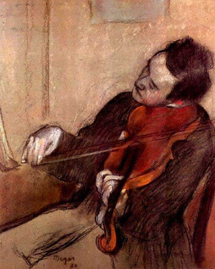 Edgar Degas - The Violinist #1