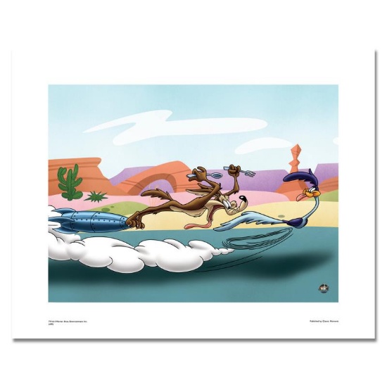 "Desert Chase" Numbered Limited Edition Giclee from Warner Bros, with Certificat