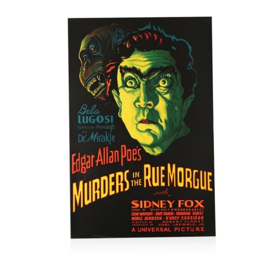 Murders in the Rue Morgue Recreation 1 Sheet Movie Poster