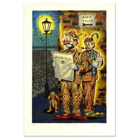 George Crionas (1925-2004), "The Gents" Limited Edition Lithograph, Numbered and